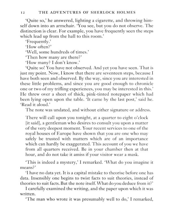 The Adventures of Sherlock Holmes