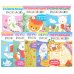 Умные раскраски для детей. Набор из 8 цветных раскрасок. 5-6 лет