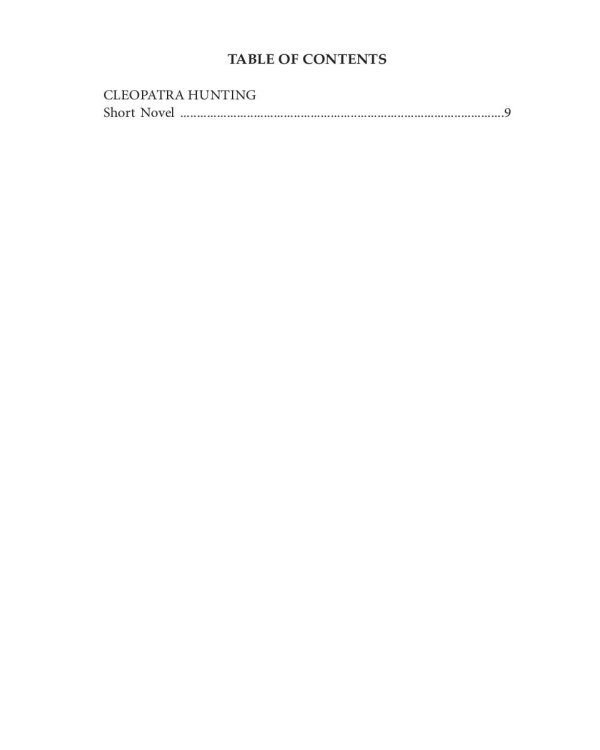 Охота на клеопатру = Cleopatra hunting