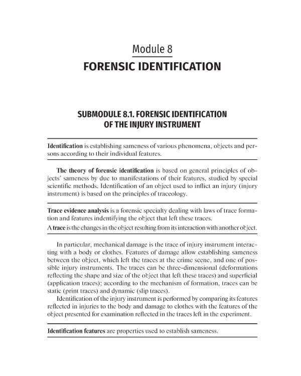 Forensic Medicine. Textbook