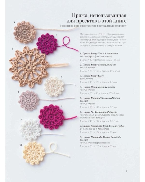 366 идей для вязания крючком от японских дизайнеров!: Коллекция схем на каждый день