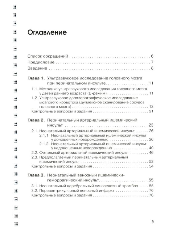 Ультразвуковая диагностика перинатального инсульта: Учебное пособие