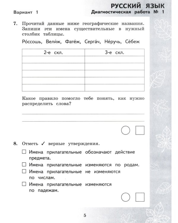 Педагогическая диагностика. Русский язык. Математика: 4 кл.: Рабочая тетрадь