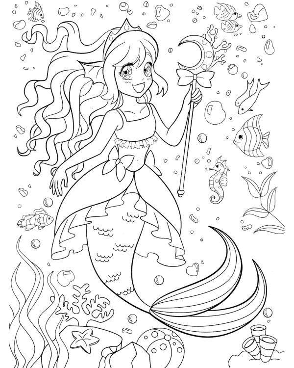 Мир аниме: книжка-раскраска