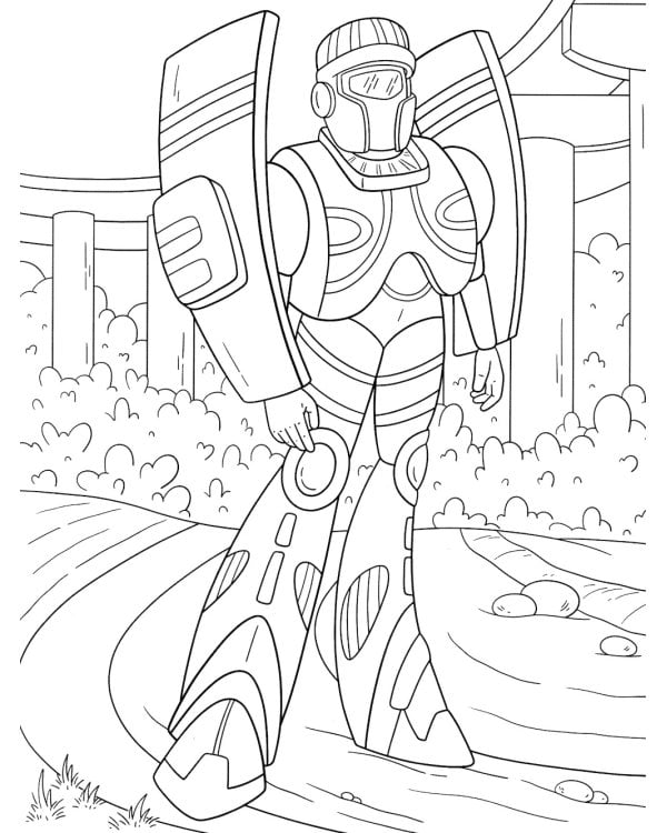 Роботы и машины: книжка-раскраска