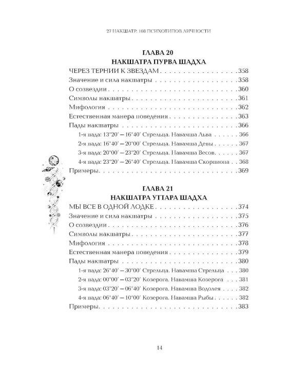 Астропсихология. 27 накшатр. 108 психотипов личности