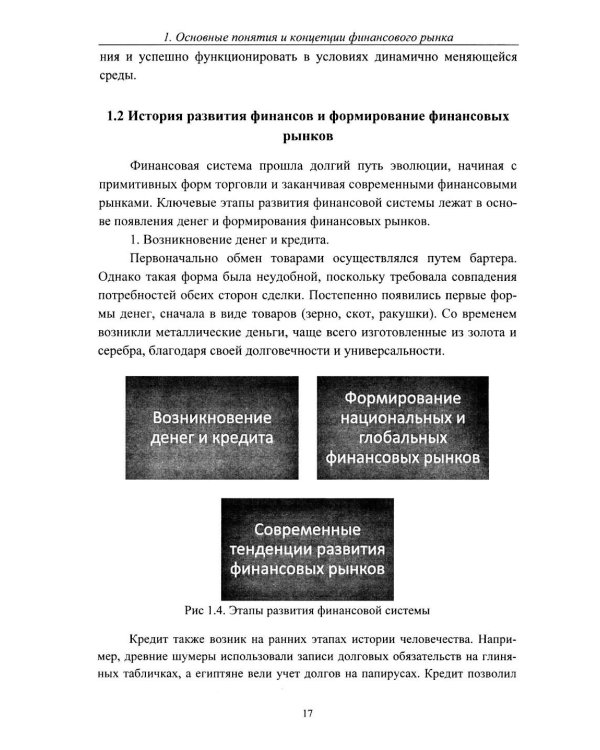 Теоретические основы финансового рынка: монография