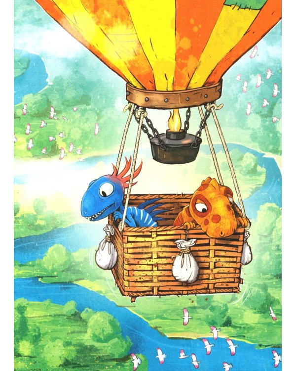 Друзья-динозаврики. Спасатели: книжка-картинка