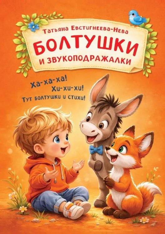 Обложка книги «Стихи-болтушки, звукоподражалки» — Евстигнеева-Нева Татьяна, ISBN 9785908140492