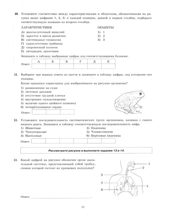ЕГЭ 2025. Биология. 12 вариантов. Типовые варианты экзаменационных заданий