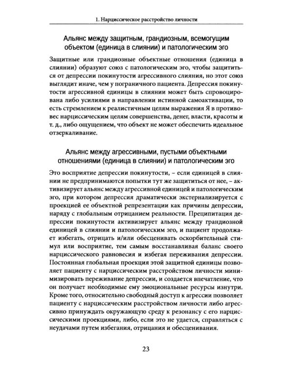 Нарциссические и пограничные расстройства. Интегрированный подход к развитию