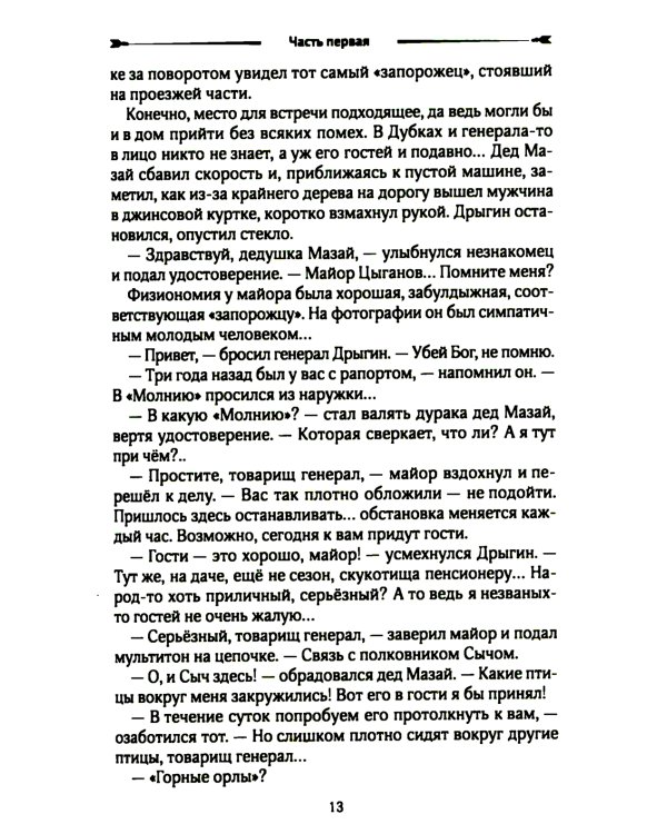 Удар "Молнии": роман