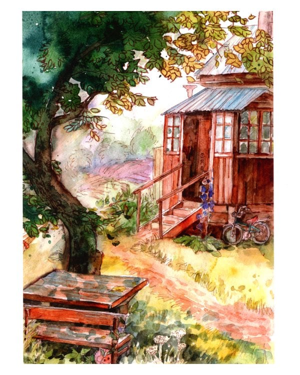 Анжела и жук: дачная сказка