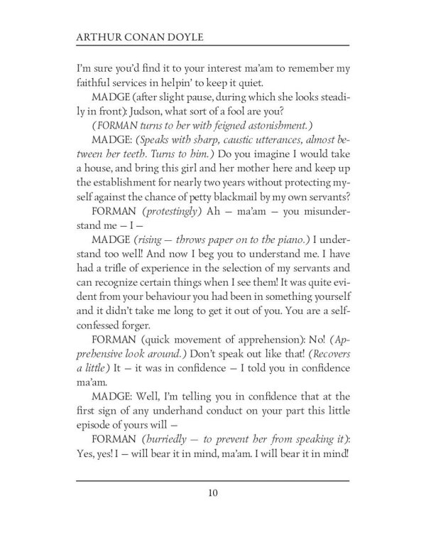 The Adventures of Sherlock Holmes VI.  A Drama in Four Acts = Приключения Шерлока Холмса VI. Пьеса в четырех актах: на англ.яз