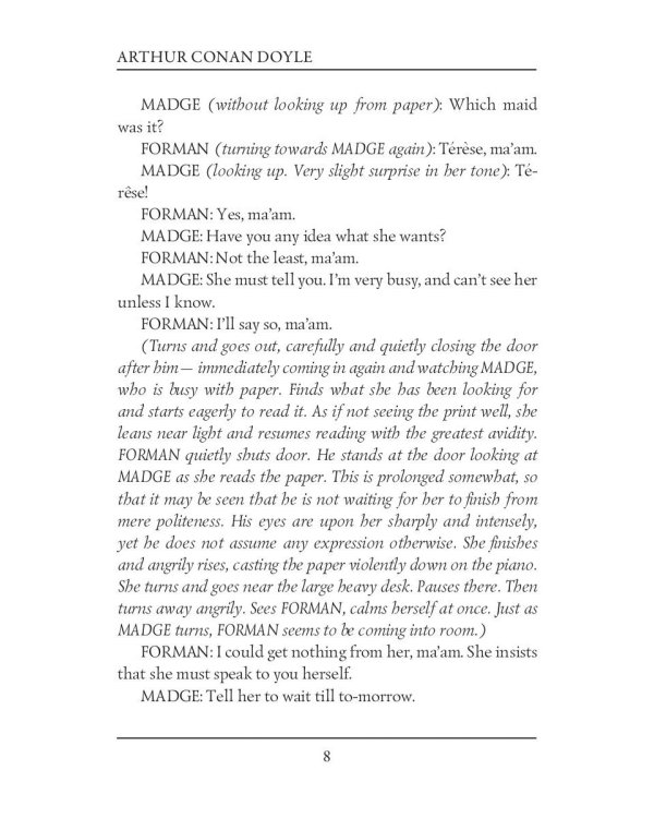 The Adventures of Sherlock Holmes VI.  A Drama in Four Acts = Приключения Шерлока Холмса VI. Пьеса в четырех актах: на англ.яз