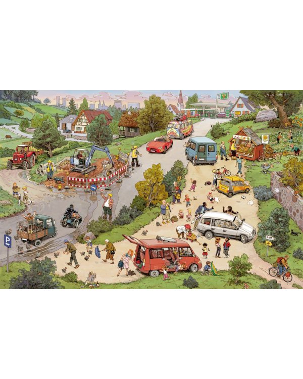 За городом. История в картинках