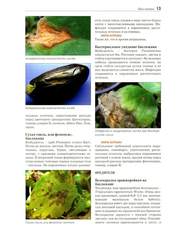 Болезни и вредители овощных культур. Атлас-определитель