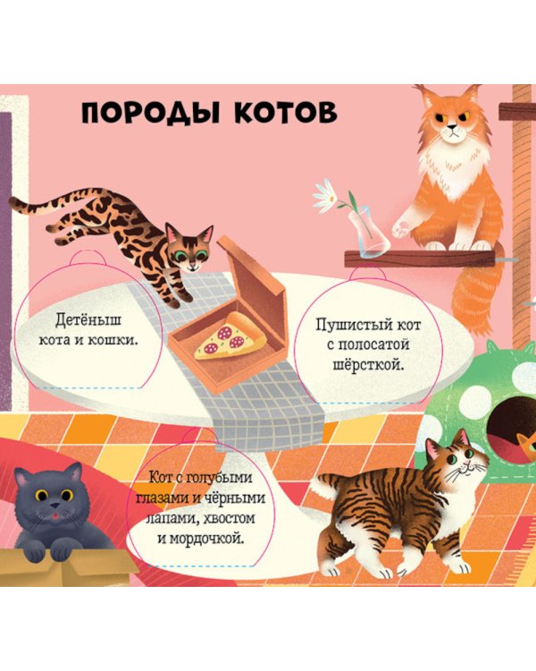 Любимые животные. Энциклопедия с окошками