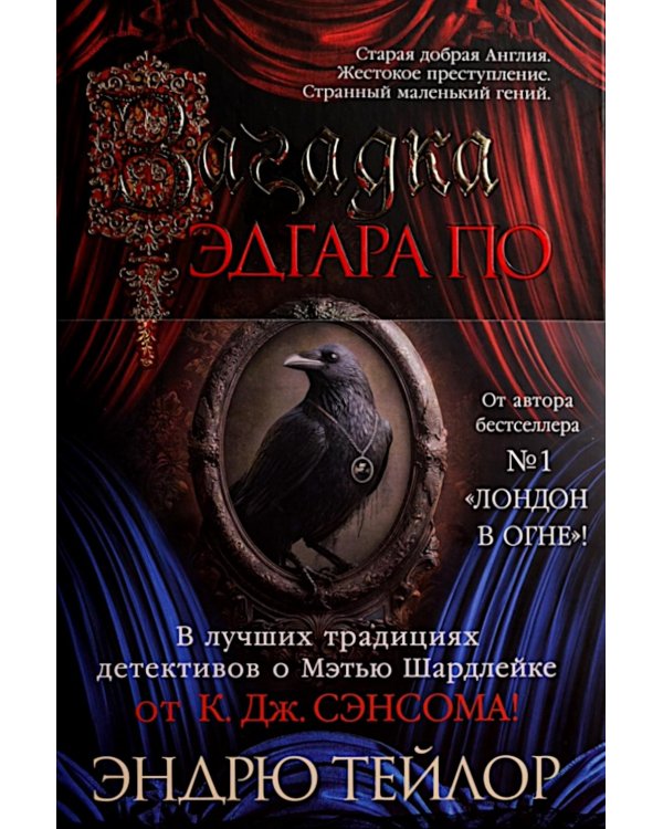Загадка Эдгара По: роман (+ закладка)