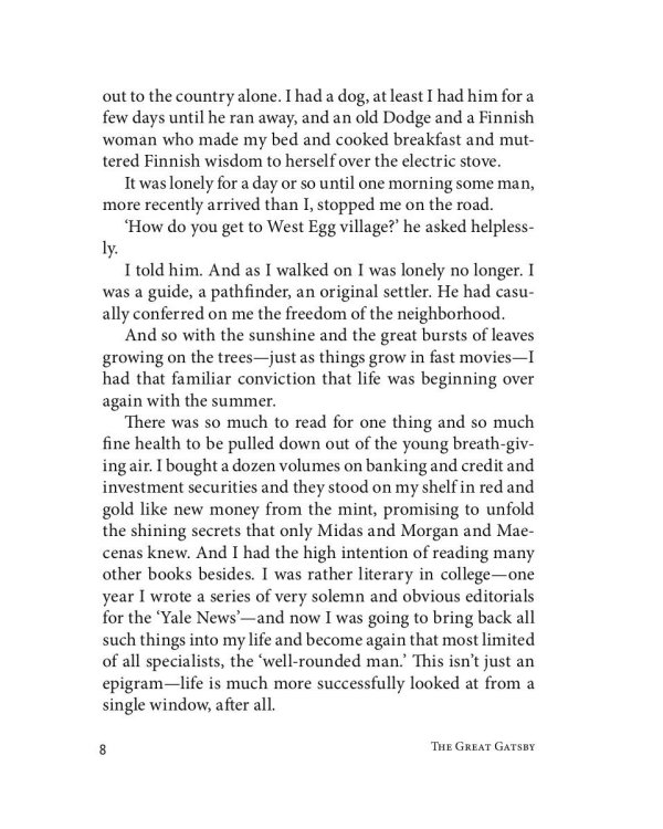 The Great Gatsby: роман на анг.яз