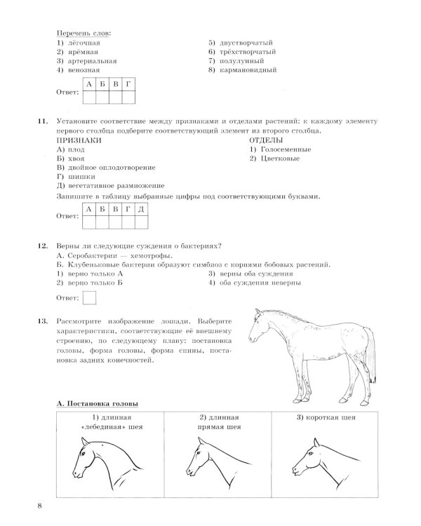 ОГЭ 2025. Биология. 15 вариантов. Типовые варианты экзаменационных заданий