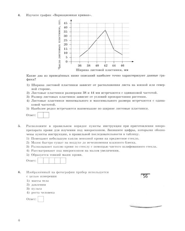 ОГЭ 2025. Биология. 15 вариантов. Типовые варианты экзаменационных заданий