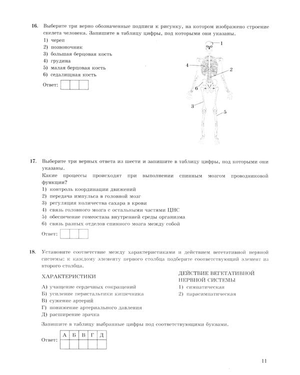 ОГЭ 2025. Биология. 15 вариантов. Типовые варианты экзаменационных заданий