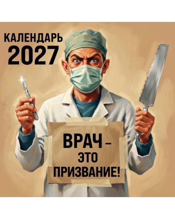 Дополнительное изображение книги «Врач - это призвание! Календарь настенный на 2027 год (300х300 мм)»