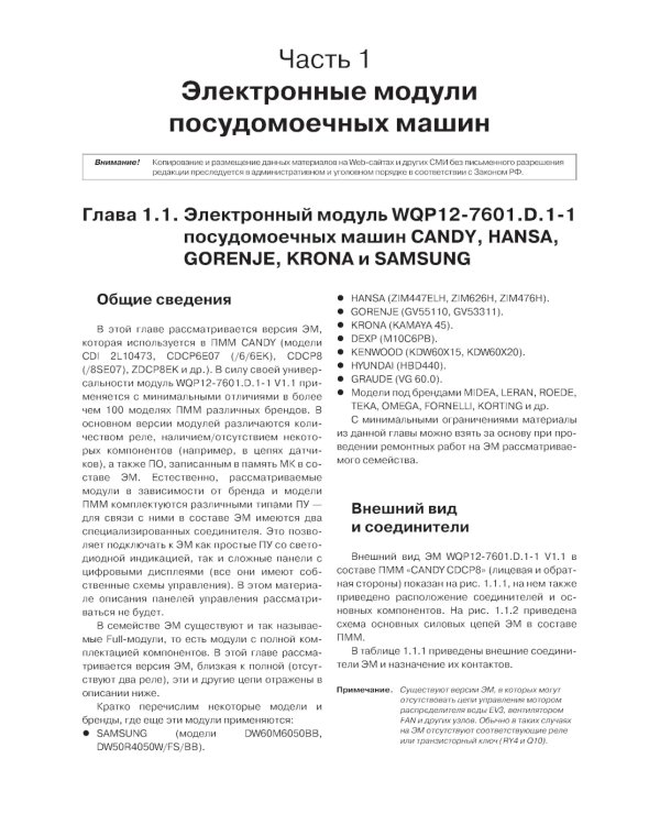 Системы управления посудомоечных и стиральных машин. Вып. 165
