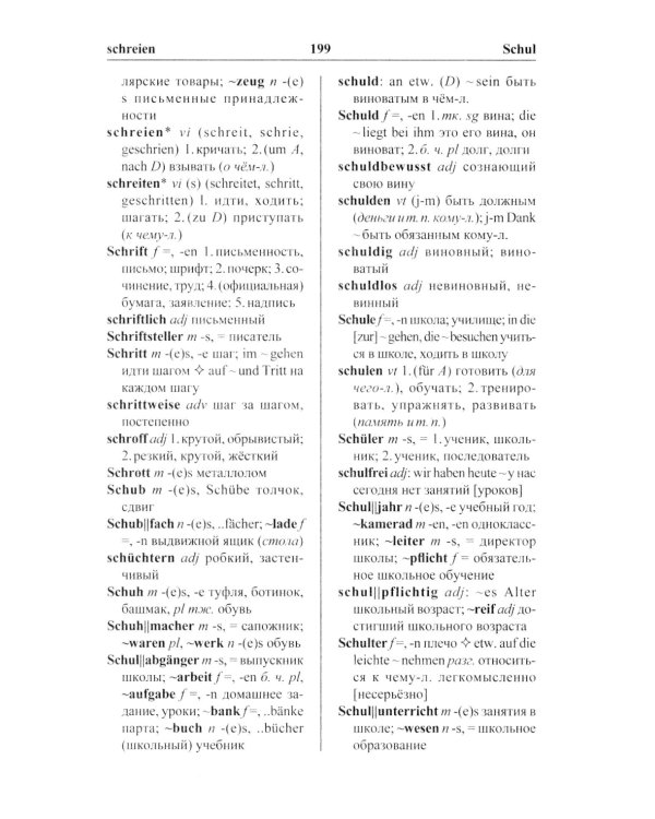 Современный немецко-русский, русско-немецкий словарь. Грамматика. 13-е изд