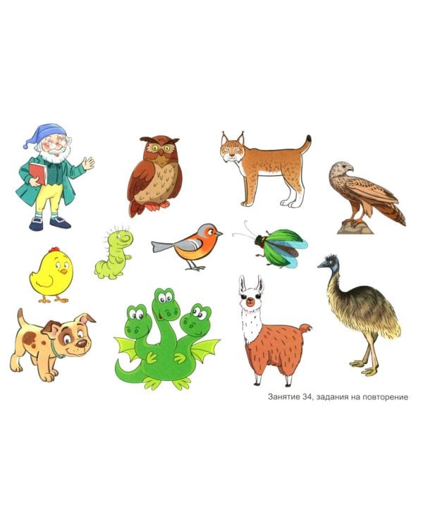 Подготовка к обучению грамоте детей 5-6 лет. Демонстрационный материал к рабочей тетради "Я изучаю звуки и буквы"