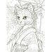 Кошки: книжка-раскраска