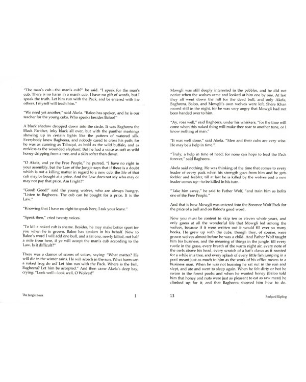 The Jungle Bookk = Книга джунглей: на англ.яз