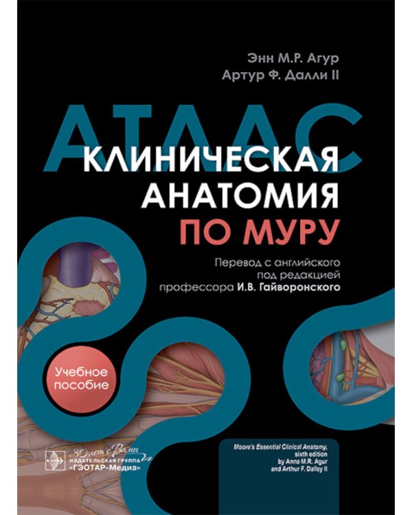 Клиническая анатомия по Муру: Учебное пособие, атлас