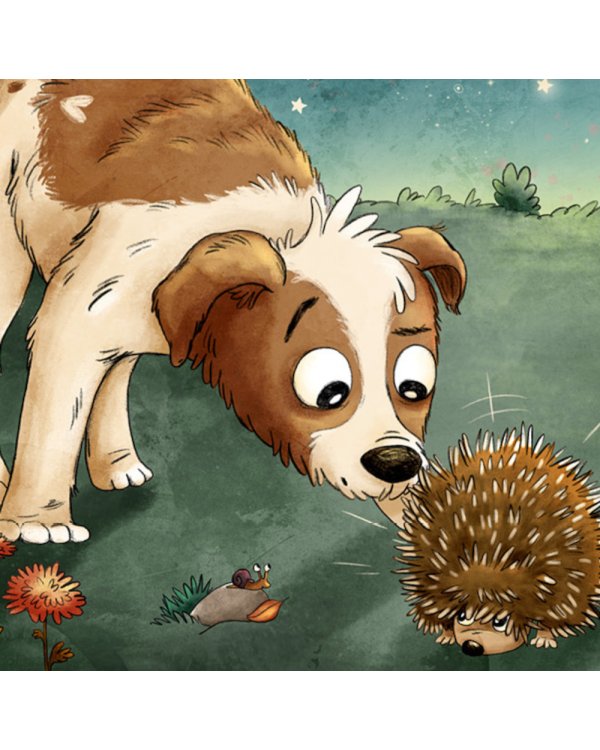 Ежик в саду. Первая книга малыша о природе