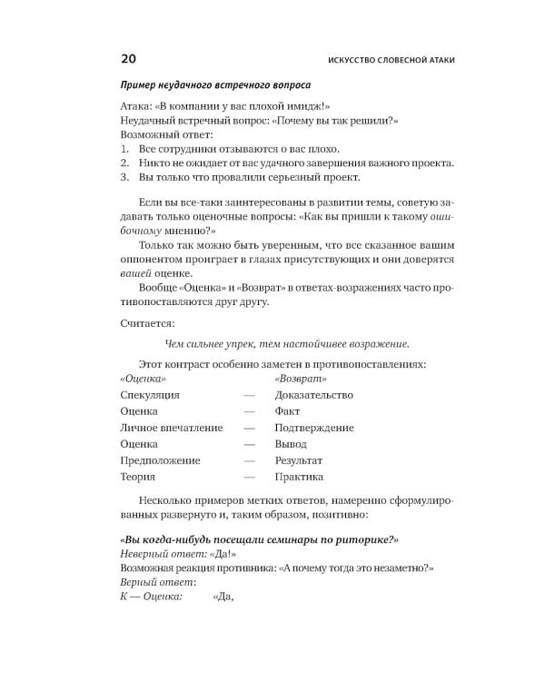 Искусство словесной атаки. Практическое руководство