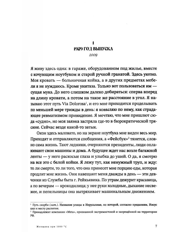 Женщина при 1000 °С: роман