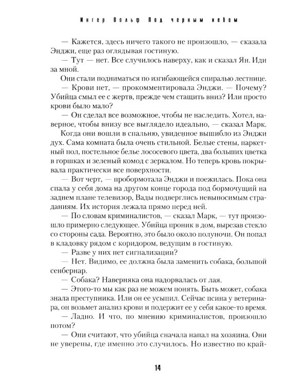 Под черным небом: криминальный роман