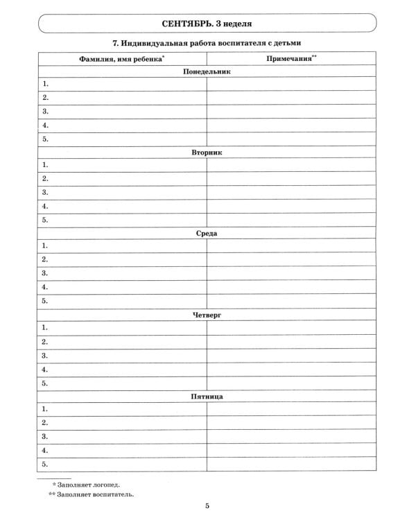 Говорим правильно в 5-6 лет. Тетрадь 1 взаимосвязи работы логопеда и воспитателя в старшей логогруппе