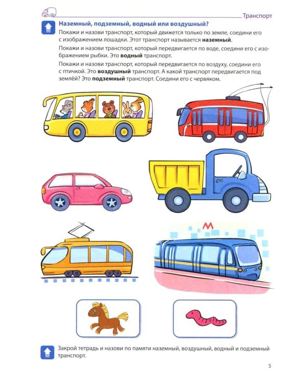 Я говорю правильно. В 5 тетрадях. Тетрадь № 4 для детей 4-7 лет: Транспорт, профессии, времена. 2-е изд