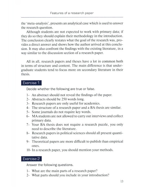 Impactful Research Papers. Учебник