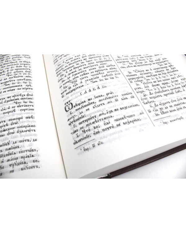 Библия. Книги Священного Писания Ветхого и Нового Завета на церковнославянском языке с параллельными местами. (коричневая)