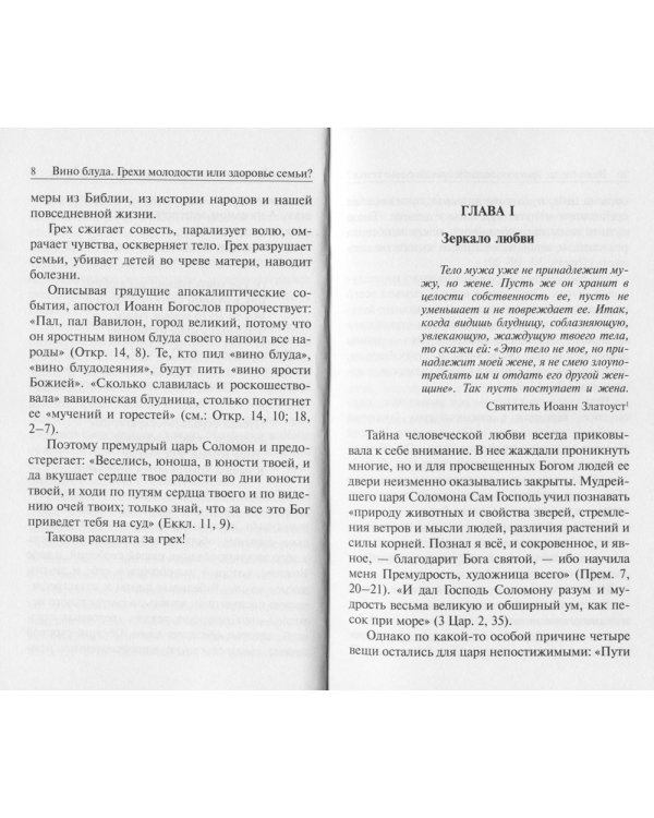 Вино блуда. Грехи молодости или здоровье семьи?
