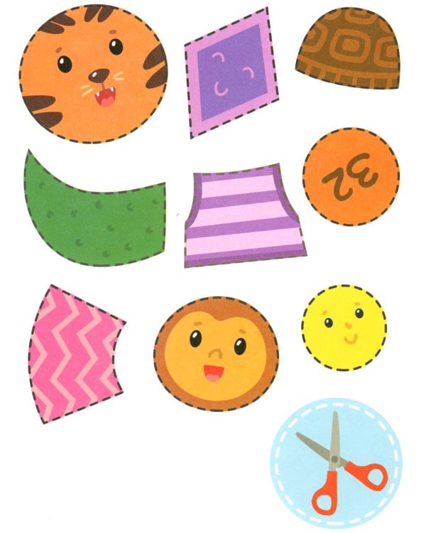 Слоненок и его друзья: раскраска с аппликацией. 6-е изд