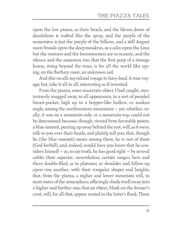 The Piazza Tales = Рассказы на веранде: на англ.яз