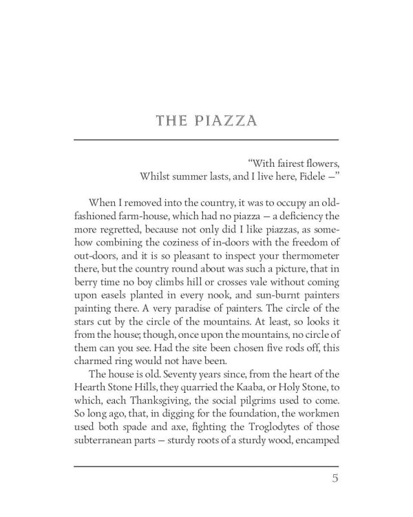 The Piazza Tales = Рассказы на веранде: на англ.яз