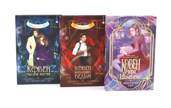 Обложка книги «Ковен озера Шамплейн; Заблудших ведьм; Тысячи костей: трилогия (комплект из 3-х книг)» — Гор Анастасия, ISBN 9785885404808