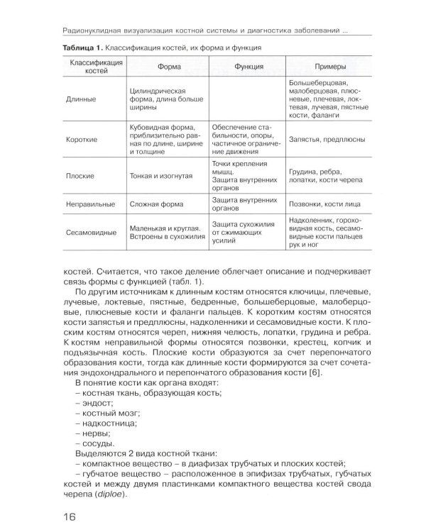 Радионуклидная визуализация костной системы и диагностика заболеваний опорно-двигательного аппарата.