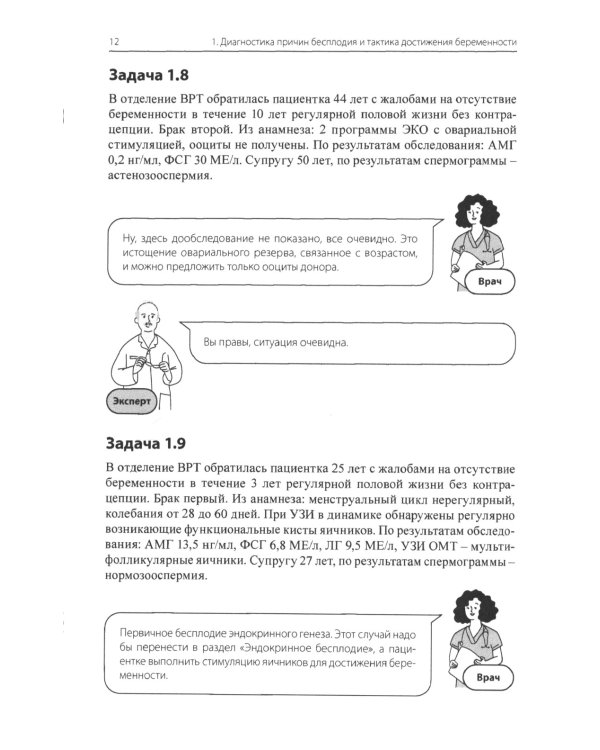Бесплодный брак: клинические задачи и их решение: Пособие для врачей