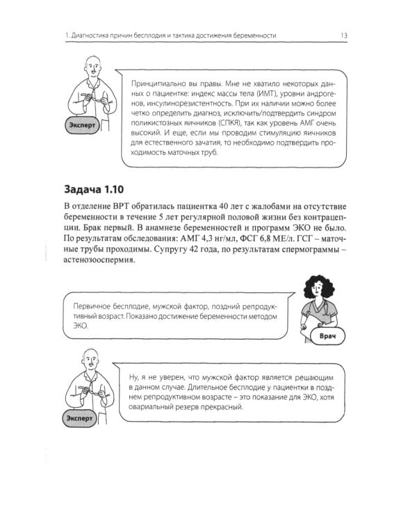 Бесплодный брак: клинические задачи и их решение: Пособие для врачей